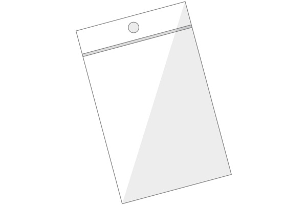 BÜROLINE Pressverschluss Beutel 40×60mm 421040 transparent 10 Stück