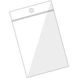 BÜROLINE Pressverschluss Beutel 75×90mm 421302 transparent 100 Stück