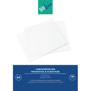 BÜROLINE Laminiertasche A5 47140000 glanz, 125my 100 Stück