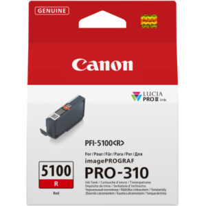 CANON Tintenpatrone rot PFI-5100 iPF PRO-310 14ml