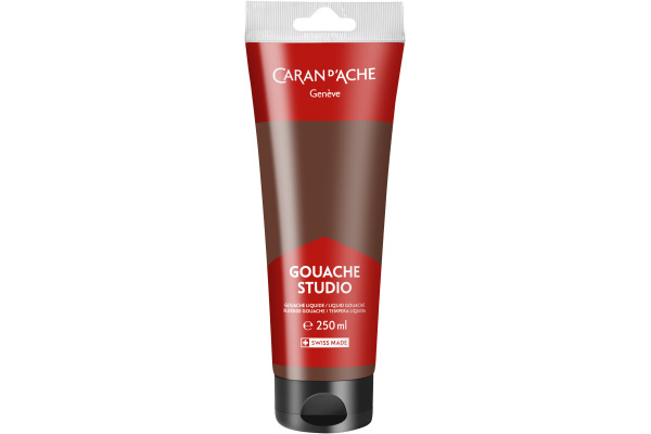 CARAN D'A Deckfarbe Gouache 250ml 2330.069 siena gebrannt, Studio