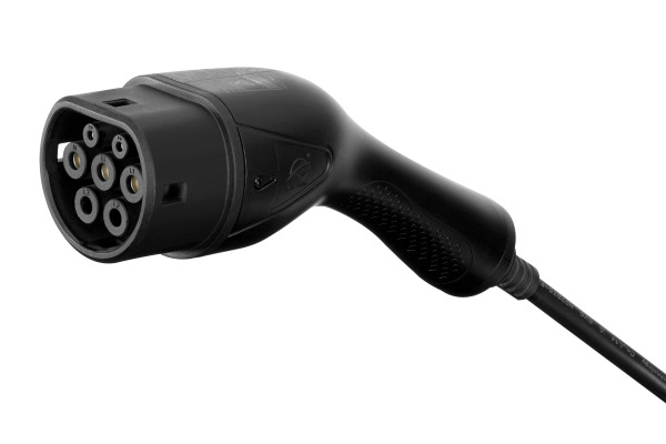 DELTACO e-Charge cable Schuko,Type 2 EV-1233 6-16A, 3.5 kW, 5.5m, Black – Bild 4