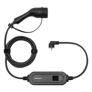 DELTACO e-Charge cable Schuko,Type 2 EV-1233 6-16A, 3.5 kW, 5.5m, Black