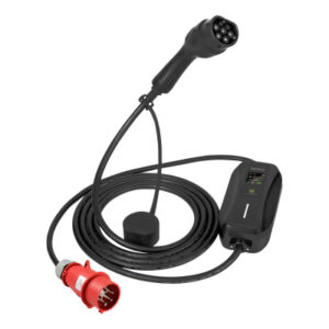 DELTACO e-Charge,cab.LED disp.type-2 EV-3226 3-phase,16A, Mode-2,6m,Bl.