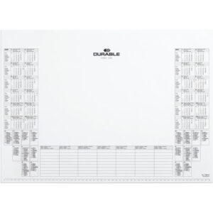 DURABLE   Schreibunterlage       57x41cm 729202    Kalenderblock, 2026-2027