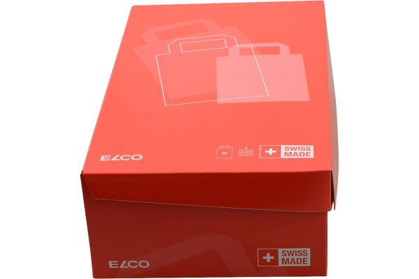 ELCO Tragetasche 18x8x26cm 7010101.2 mit Henkel, braun 50 Stück – Bild 3