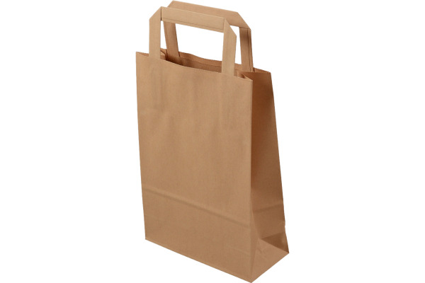 ELCO Tragetasche 18x8x26cm 7010101.2 mit Henkel, braun 50 Stück