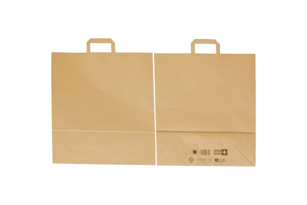 ELCO Tragetasche 45x15x49cm 7010106.2 mit Henkel, braun 50 Stück – Bild 2