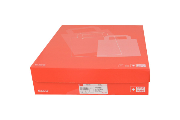 ELCO Tragetasche 45x15x49cm 7010106.2 mit Henkel, braun 50 Stück – Bild 3