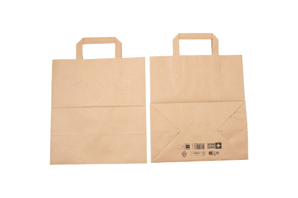 ELCO Tragetasche 26x16x29cm 7010107.2 mit Henkel, braun 50 Stück – Bild 2