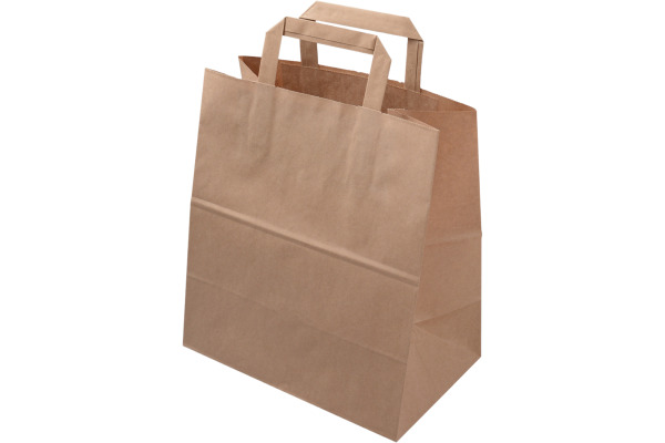 ELCO Tragetasche 26x16x29cm 7010107.2 mit Henkel, braun 50 Stück