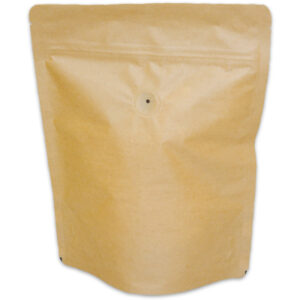 ELCO Standbodenbeutel 180x240+60 818024011 braun mit Ventil 100 Stück