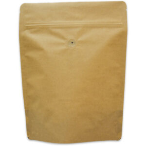 ELCO Standbodenbeutel 210x270+60 821027011 braun mit Ventil 100 Stück