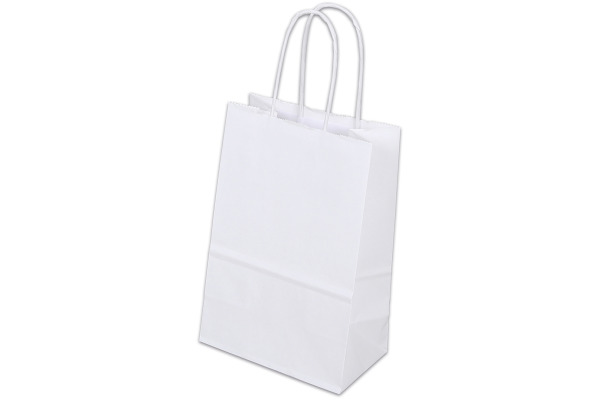 ELCO Tragetasche 140x85x210mm 84100.10 mit Kordel, weiss 50 Stück