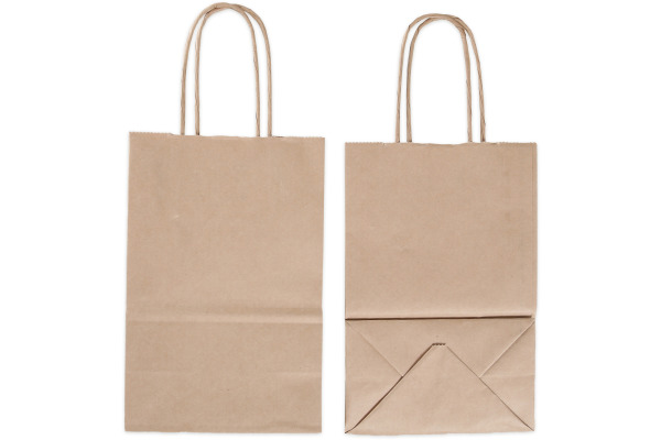 ELCO Tragetasche 140x85x210mm 84100.25 mit Kordel, braun 50 Stück – Bild 2