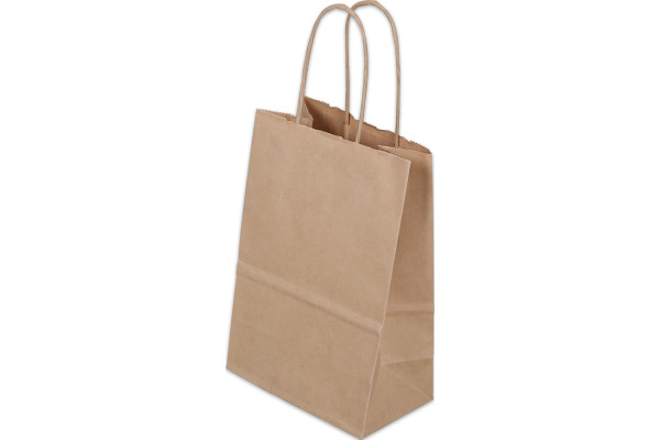 ELCO Tragetasche 140x85x210mm 84100.25 mit Kordel, braun 50 Stück