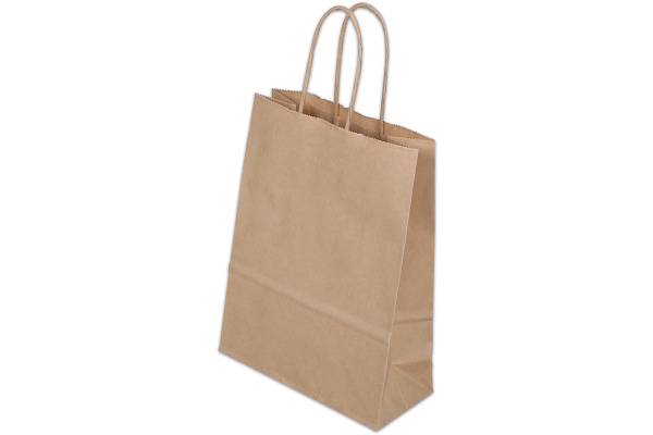 ELCO Tragetasche 180x80x240mm 84101.25 mit Kordel, braun 50 Stück