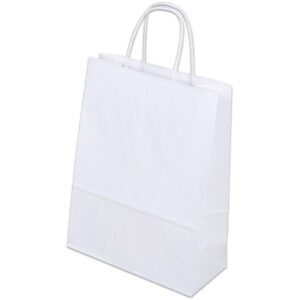 ELCO Tragetasche 220x100x290mm 84102.10 mit Kordel, weiss 50 Stück
