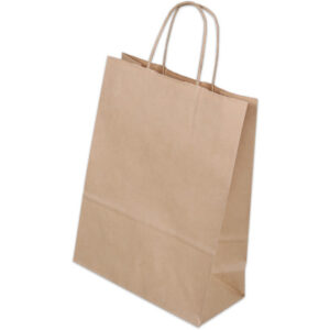 ELCO Tragetasche 220x100x290mm 84102.25 mit Kordel, braun 50 Stück