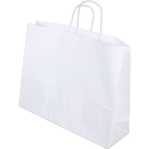 ELCO Tragetasche 400x120x310mm 84205.10 mit Kordel, weiss 50 Stück