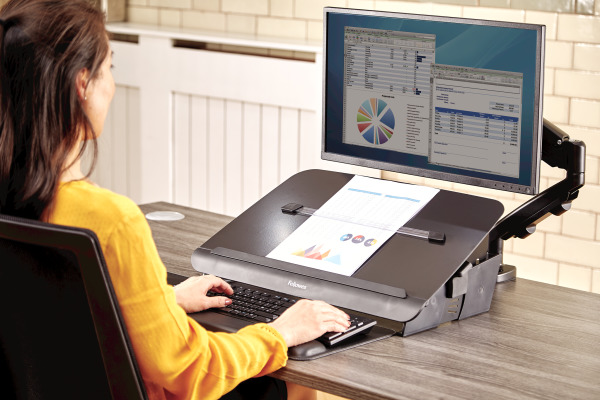 FELLOWES Dokumentenhalter Hana 8055701 schwarz – Bild 2