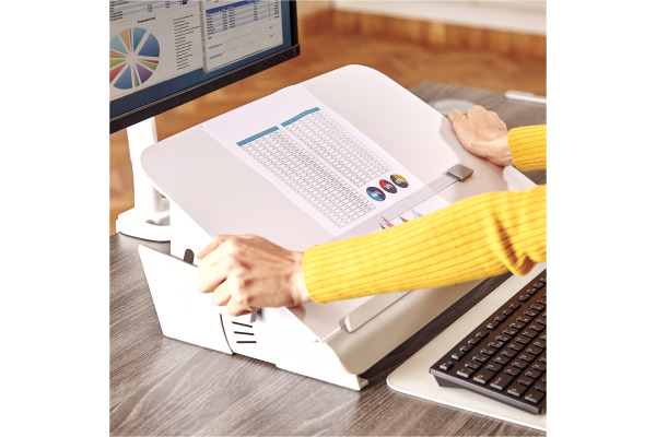 FELLOWES Dokumentenhalter Hana 8065801 weiss – Bild 2