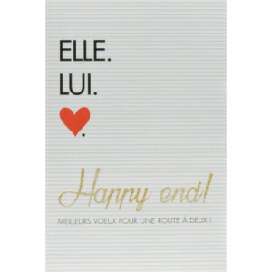 GOLDBEK   Hochzeitskarte FR           B6 8443      Tandem