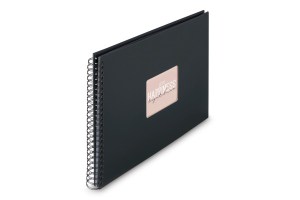 HAMA Spiralalbum Fine Art 36x32cm 9835 new black 25 Blatt – Bild 2