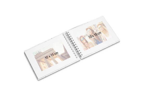 HAMA Spiralalbum Fine Art 36x32cm 9835 new black 25 Blatt – Bild 4