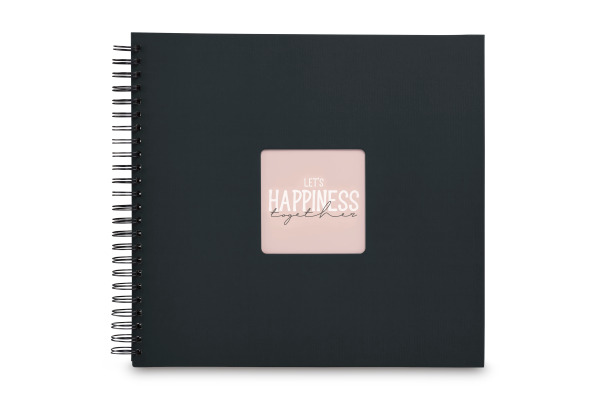 HAMA Spiralalbum Fine Art 36x32cm 9835 new black 25 Blatt