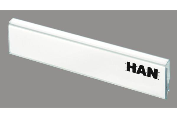 HAN Beschriftungs-Clip 60x13mm 1021 transparent universal 10 Stück – Bild 3