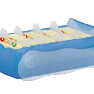 HAN       Karteibox Croco             A7 997-643   blau           12.1x8.5x24.6cm