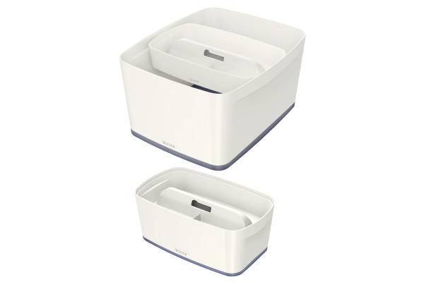 LEITZ MyBox Organiser Klein 53230001 mit Griff weiss – Bild 3