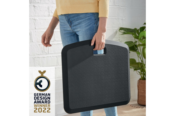 LEITZ Anti-Ermüdungsmatte Cosy 5369-0089 schwarz 457x20x560mm 1 Stück – Bild 3