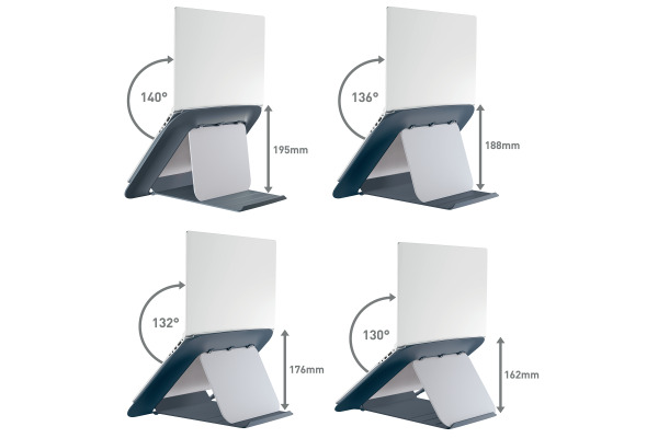 LEITZ Laptopständer Cosy 6426-0089 13''-17'' Laptops grau 1 Stück – Bild 4