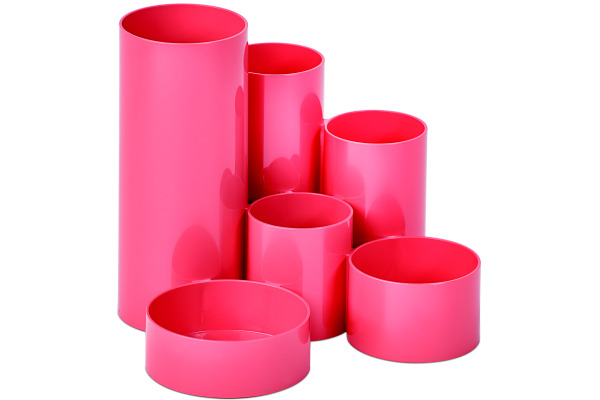 MAUL Stifteköcher MAULtubo 4115523 6 Röhren, touch of rose