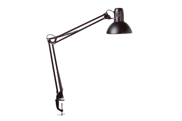 MAUL Tischleuchte MAULstudy 8230590 schwarz, E27, Klemmfuss