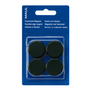 MAUL Magnete 30mm 6177290 schwarz 4 Stück