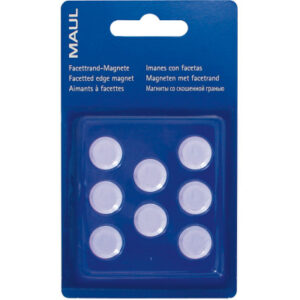 MAUL      Magnete                   15mm 6175202   weiss                  8 Stück