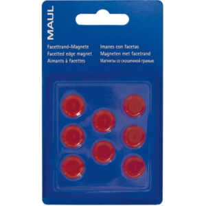 MAUL      Magnete                   15mm 6175225   rot                    8 Stück