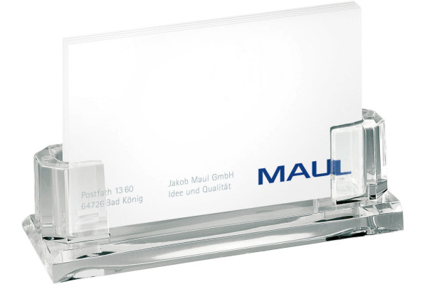 MAUL Visitenkarten-Halter Acryl 19594 05 glasklar – Bild 3