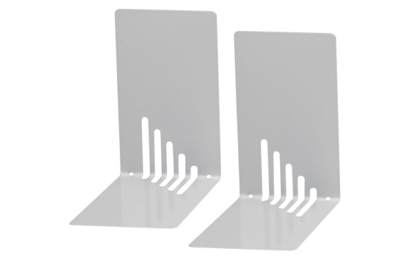 MAUL Buchstütze schmal 35010 95 silber 2 Stück