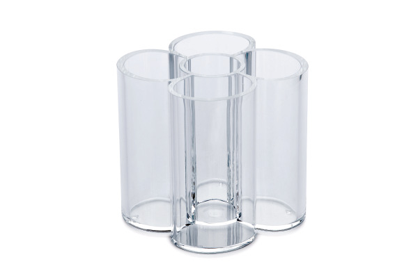 MAUL Stifteköcher Acryl 1955105 glasklar 5 Fächer