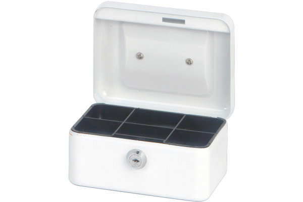 MAUL Geldkassette 1 15,2x12,5x8,1cm 5610102 weiss – Bild 2