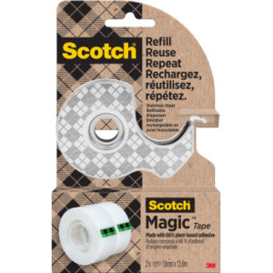 SCOTCH Klebebandabroller 19x13.9mm 123R EU aus Edelstahl