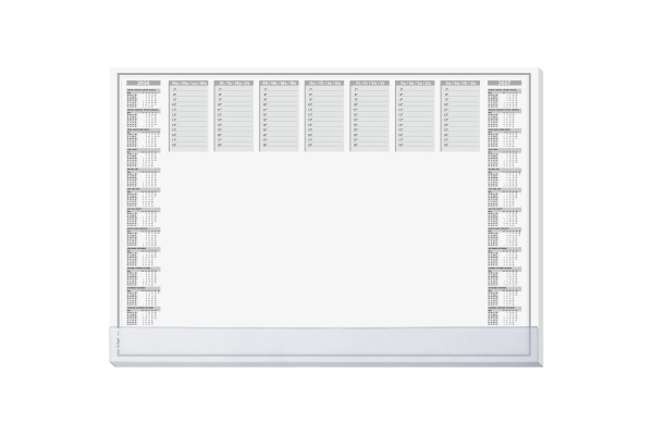 SIGEL Schreibunterlage Protect H6366 transp.2-Jahr-Kal.40BL