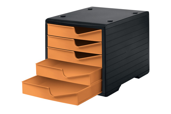 STYRO Styroswingbox 275-8430 schwarz/apricot 5 Schubladen – Bild 2