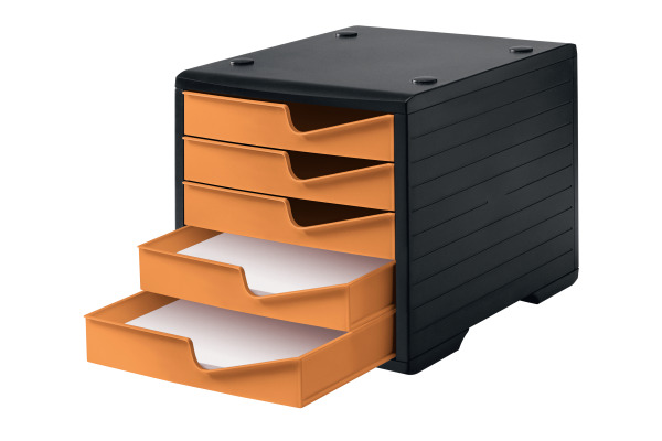 STYRO Styroswingbox 275-8430 schwarz/apricot 5 Schubladen – Bild 3