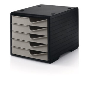 STYRO     Styroswingbox 275-8430  schwarz/taupe     5 Schubladen