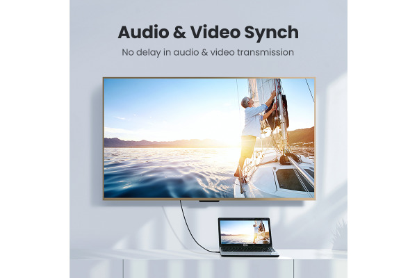 UGREEN HDMI 2.0 Cable 4K 10115 Male to Male, 1m, Black – Bild 4